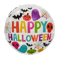 Palloncino Happy Halloween colorato da 45 cm - Party love