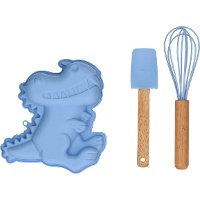 Set per torta a forma di dinosauro con utensili - Wilton - 3 pezzi