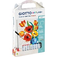 Kit pittura per numeri - Vaso di fiori - Giotto