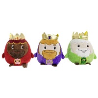 Peluche dei Re Magi di 10 cm - 3 pezzi