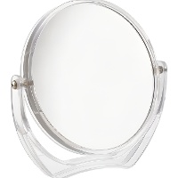 Specchio da tavolo girevole trasparente 19 x 18 x 2 cm