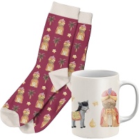 Set regalo di tazza e calzini del Re Magio Gaspare