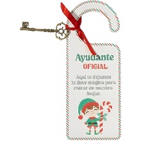 Decorazione da porta con chiave magica dell'elfo