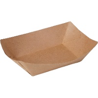 Vaschette ovali in cartone da 8,5 x 5,5 x 3,5 cm - 6 pezzi