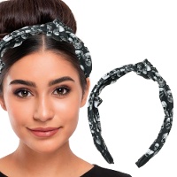 Fascia per capelli con scheletri