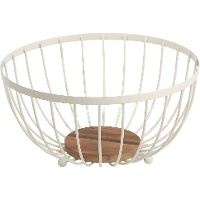 Portafrutta Bois & Terre stile nordico, 25 cm