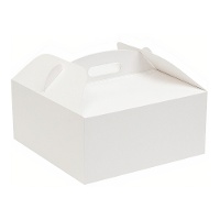 Scatola di 25,5 x 25,5 x 10 cm per torta con manico - Hilarious