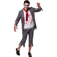 Costume da studente sinistro per uomo