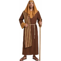 Costume di San Giuseppe marrone per uomo