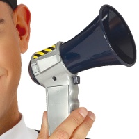 Tromba da polizia con suono - 1 unità