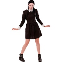 Costume di ragazza della famiglia oscura per adulto